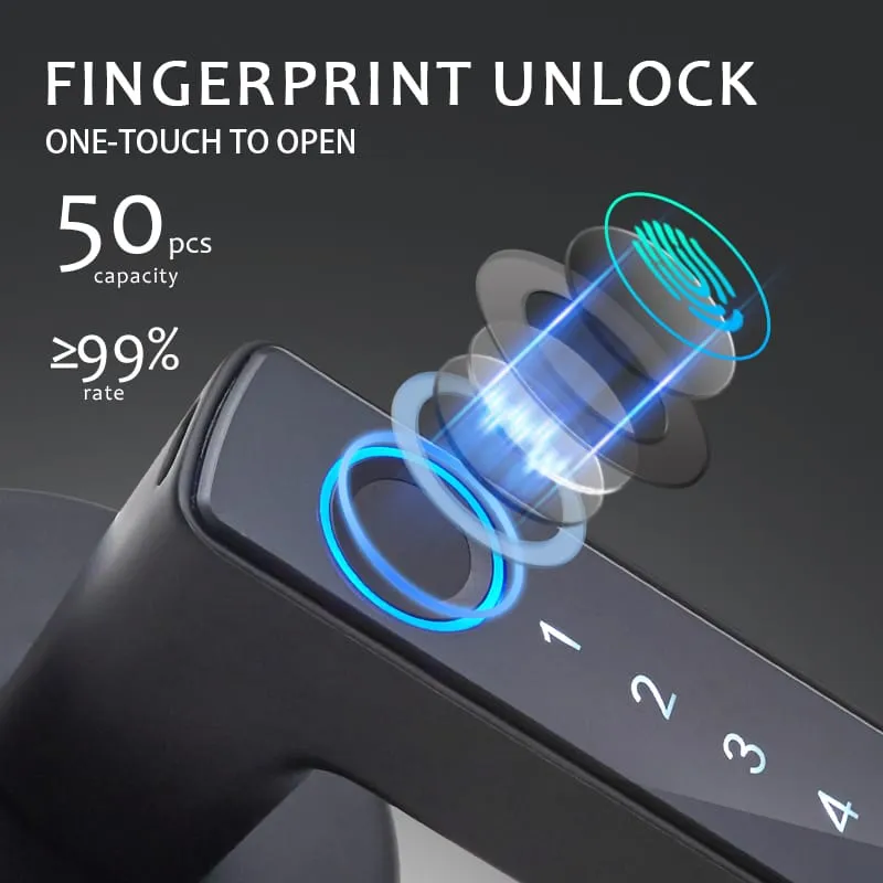 WAFU WF-F6 — ручной замок с отпечатком и Bluetooth | фото продукта 3