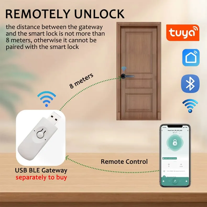 WAFU WF-F6 — ручной замок с отпечатком и Bluetooth | детальное фото 11