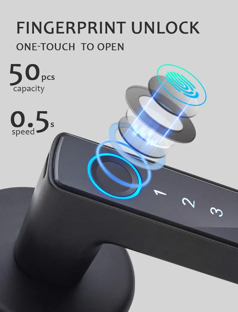 WAFU WF-F6 — ручной замок с отпечатком и Bluetooth | детальное фото 12