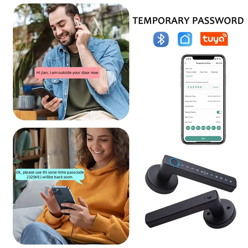 WAFU WF-F6 — ручной замок с отпечатком и Bluetooth | детальное фото 8