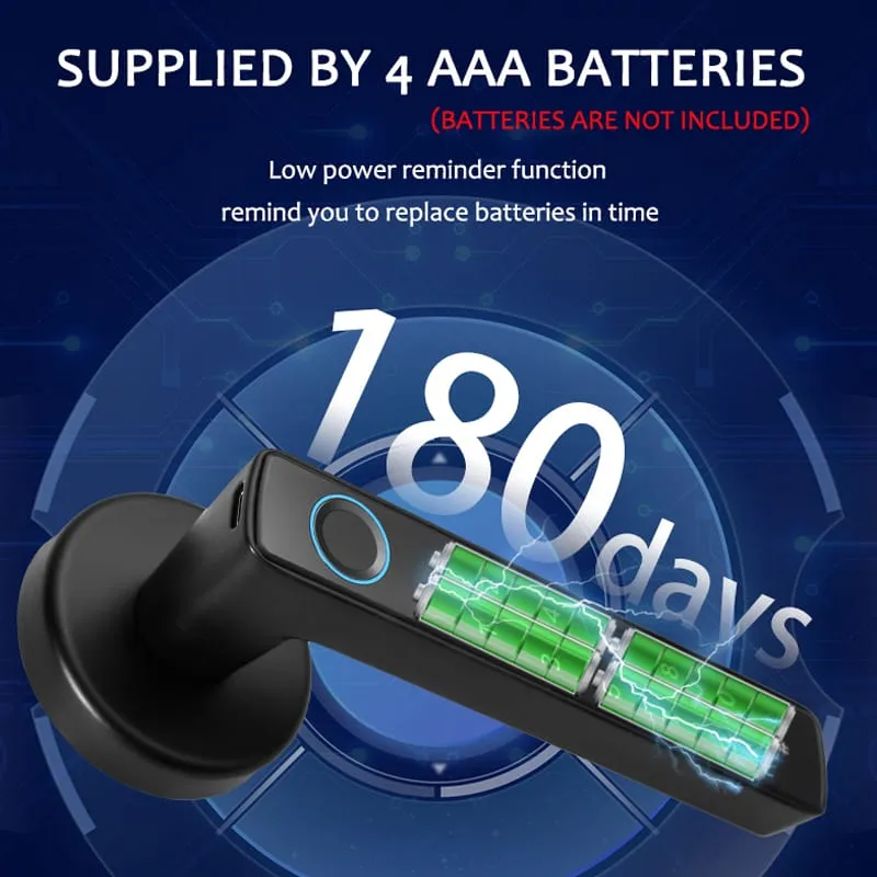WAFU WF-F8 — ручной замок с отпечатком и паролем, большая ёмкость | фото продукта 4